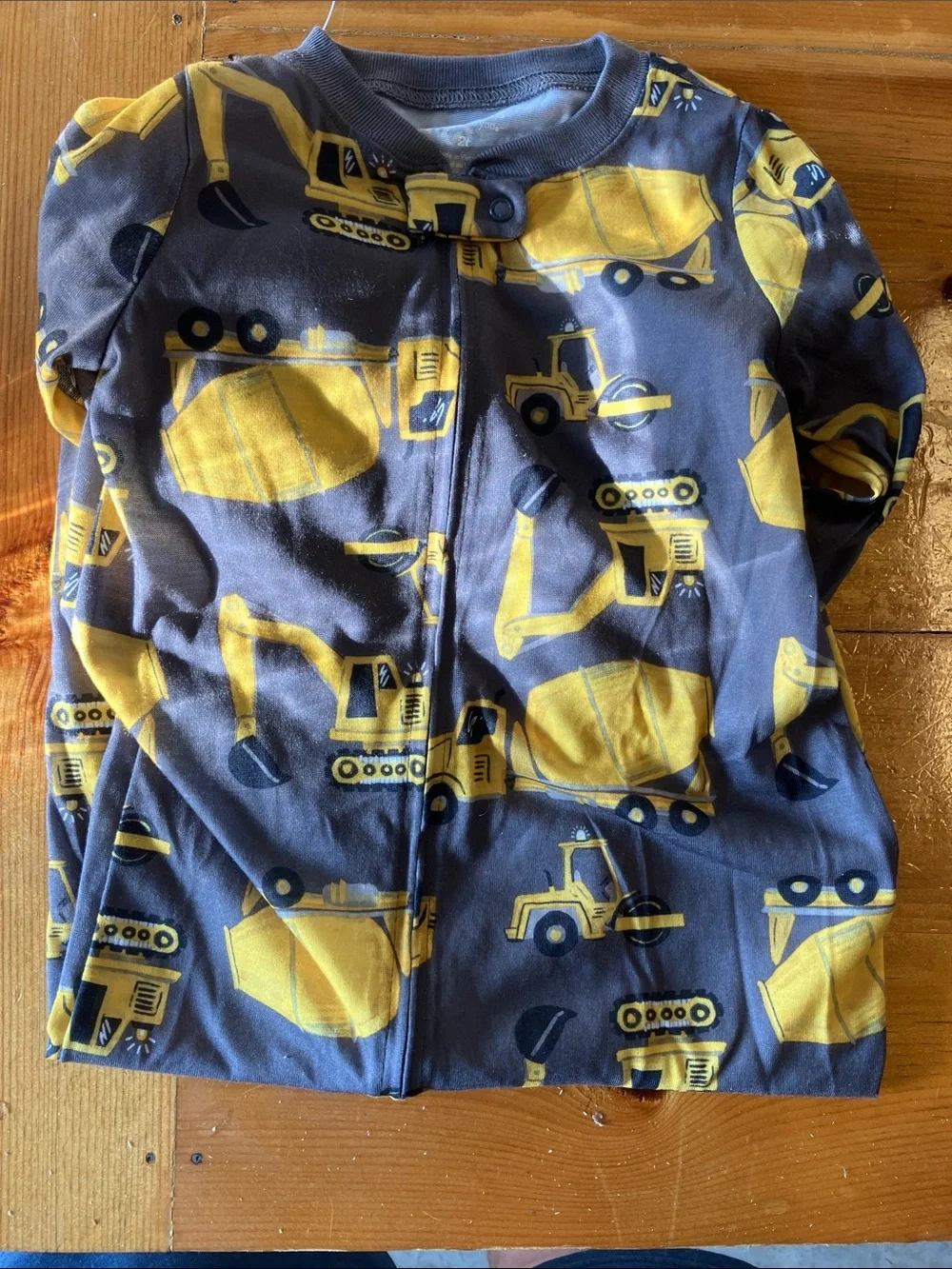 Carter's Yellow and Gray Baby Zippered Onezie Sleeper 2 pack
